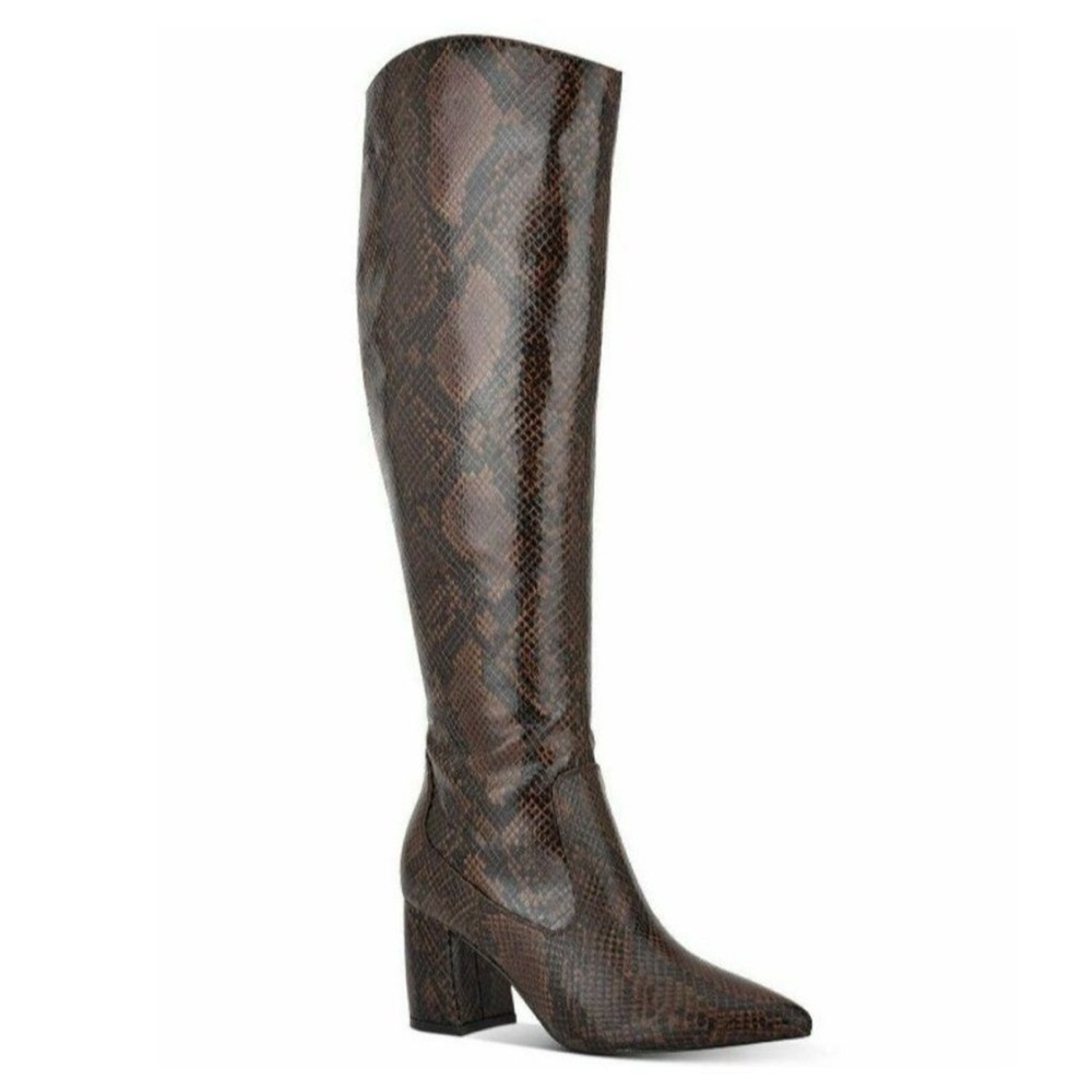 Marc Fisher Retie 2 Over-The-Knee Boots Brown, NIB, sz 9 - Picture 2 of 2